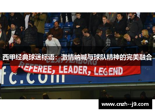 西甲经典球迷标语：激情呐喊与球队精神的完美融合